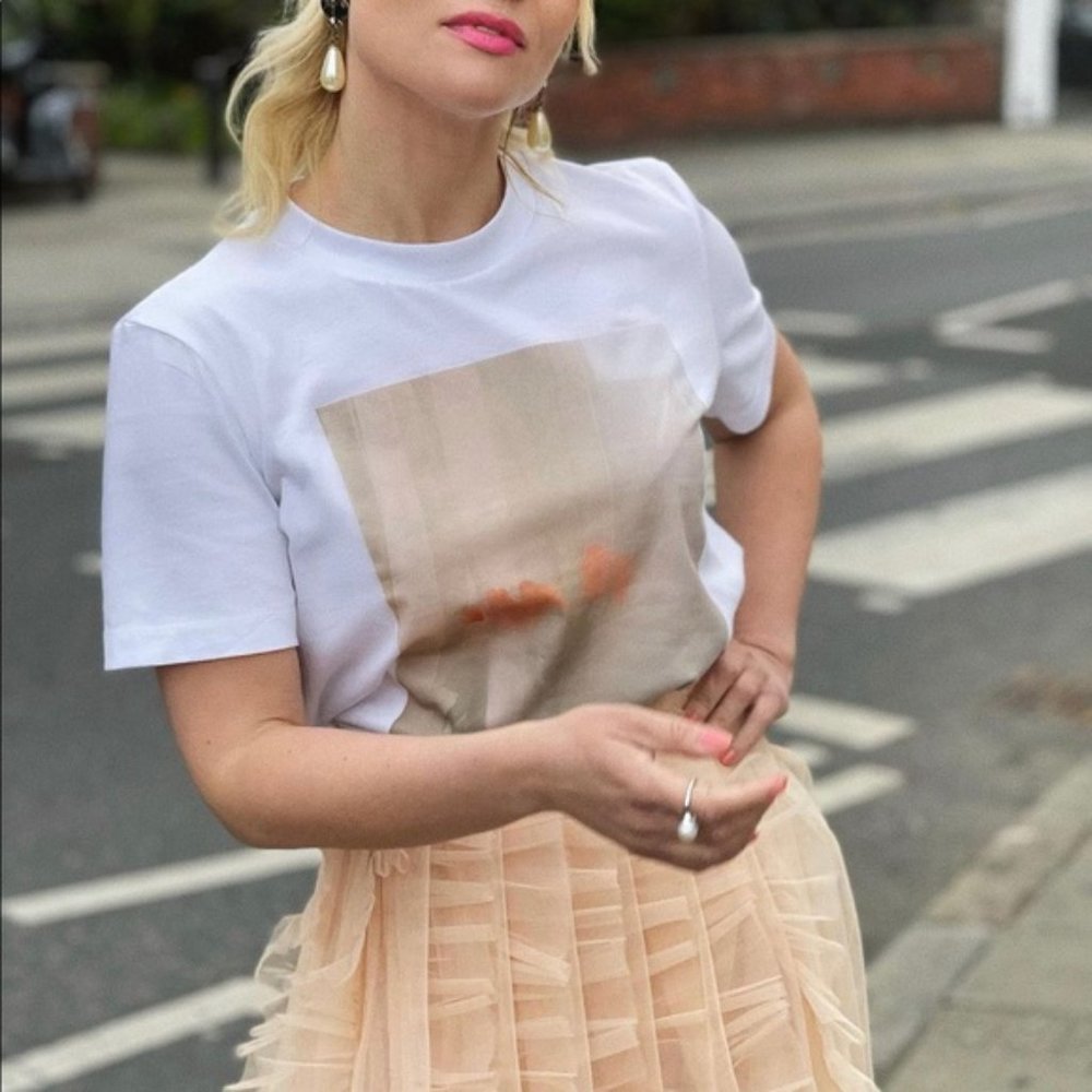 NWT Simone Rocha x H&M Photo-print T-shirt XS